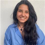 Monitora de patinaje artístico en nivel de iniciación